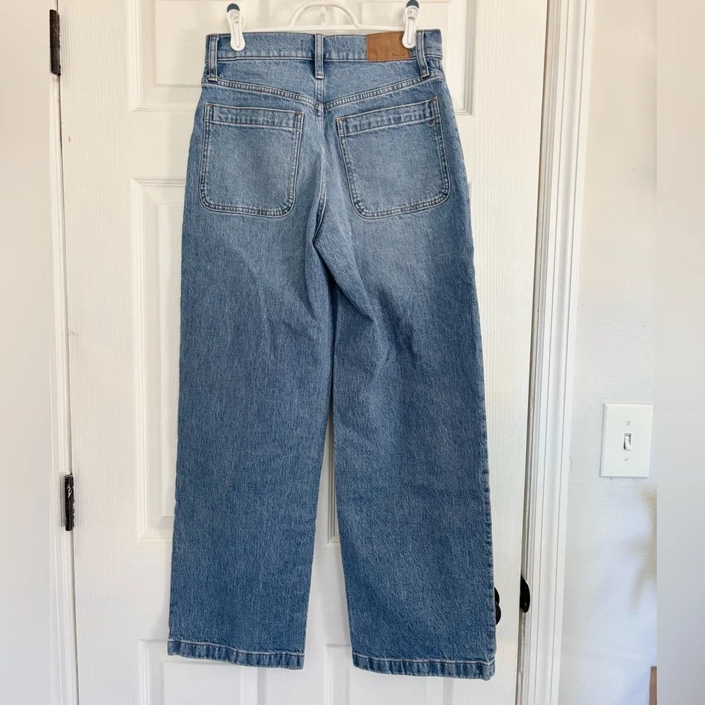 Madewell Perfect Vintage Wide Leg Jeans with Patch Pockets - Picture 2 of 4